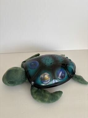 Cloud B Twilight Sea Turtle Constellation Night Light Star Projector Plush WORKS